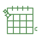 Icon representing a calendar