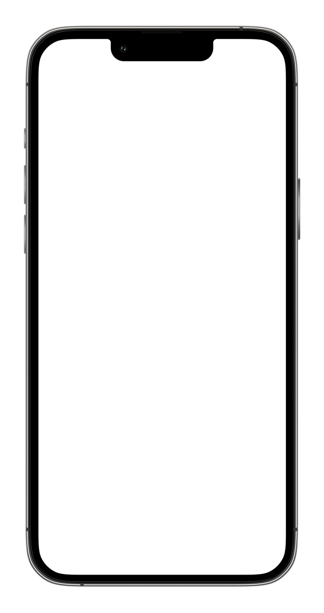 An iPhone 13 image with an animated example of an application