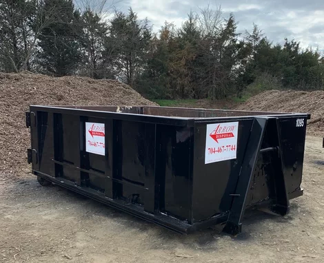 10 yard dumpster size available at Arrow Disposal to fit any project.