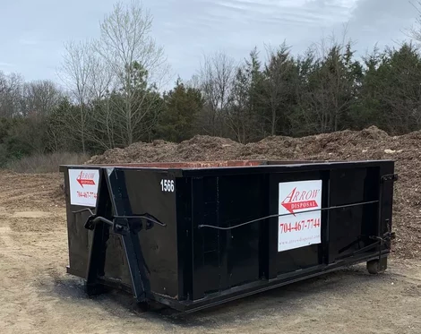 15 yard dumpster size available at Arrow Disposal to fit any project.