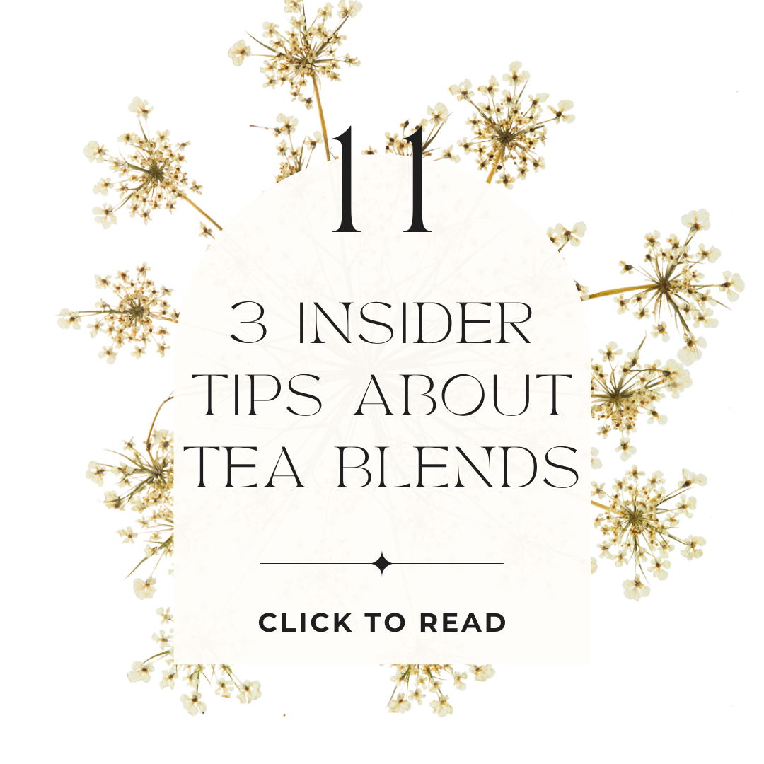 Day 11 - 30 Days of Tea Challenge floral infographic