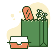 grocery bag icon