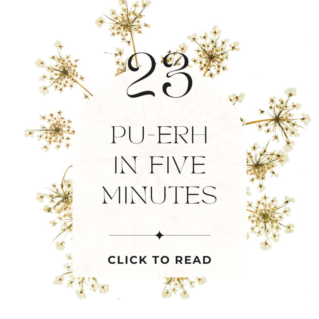 Day 23 - 30 Days of Tea Challenge floral infographic