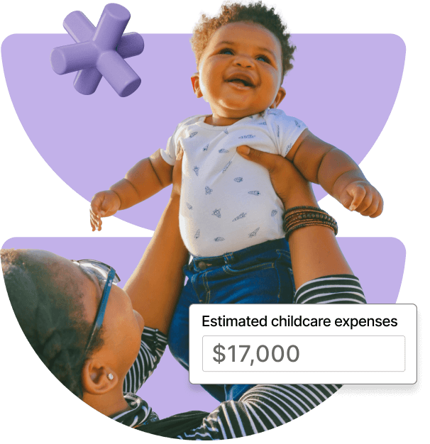 Estimated childcare expenses: $17,000