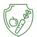 Icon representing food insecurity