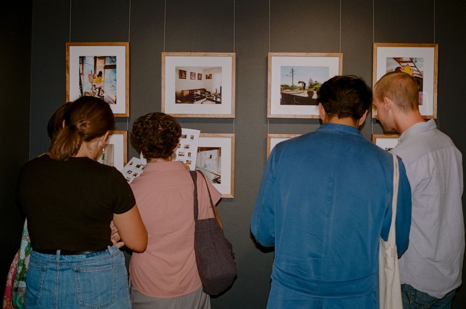 people in a gallery