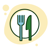 Icon representing personalized meal plans