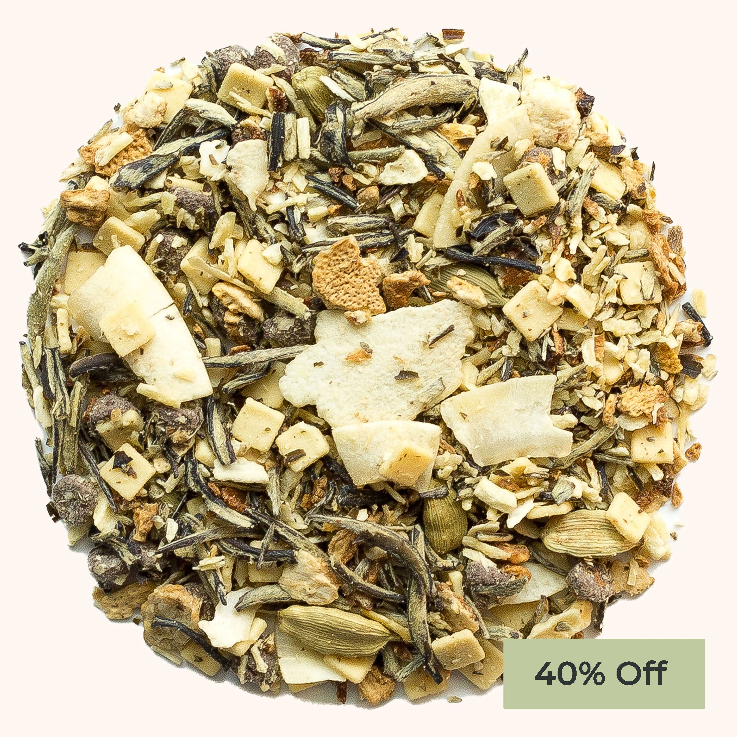Cacao Heart Eyes loose leaf tea sample by Tea Kitten