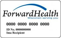 Placeholder Image of a "ForwardHealth" card