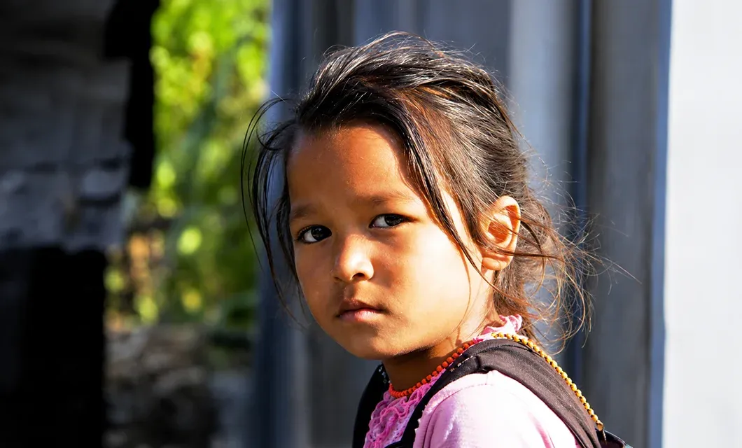 Maithili child