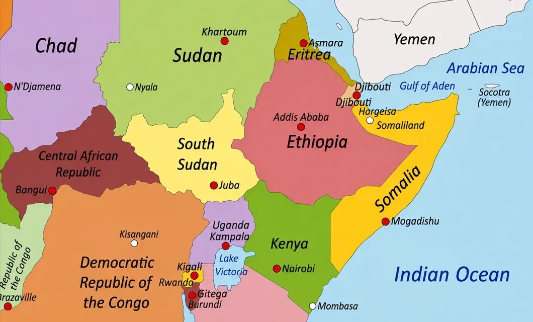 Ethiopia map