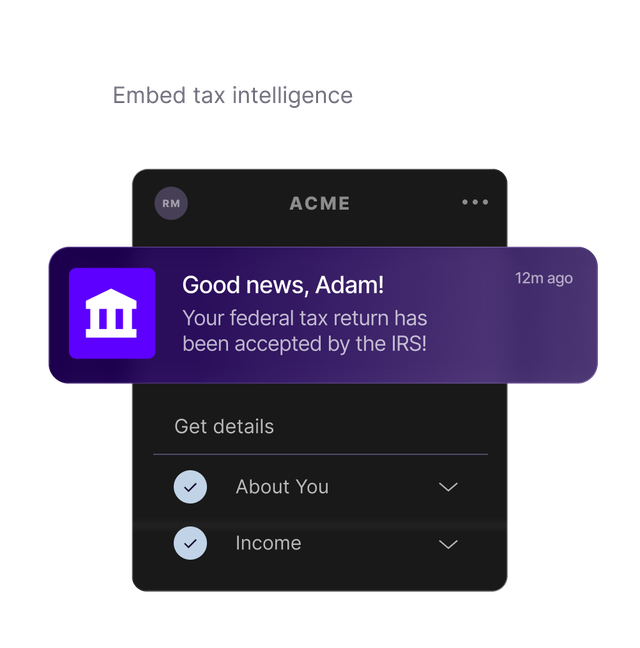 april | AI-powered tax platform for fintech, banks, & financial services