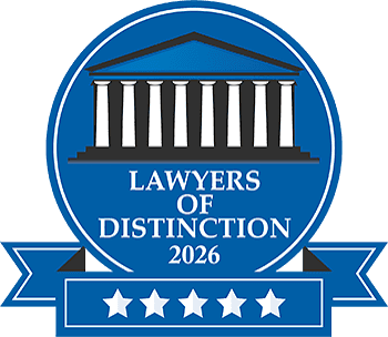 Lawyers of Distinction 2026 badge