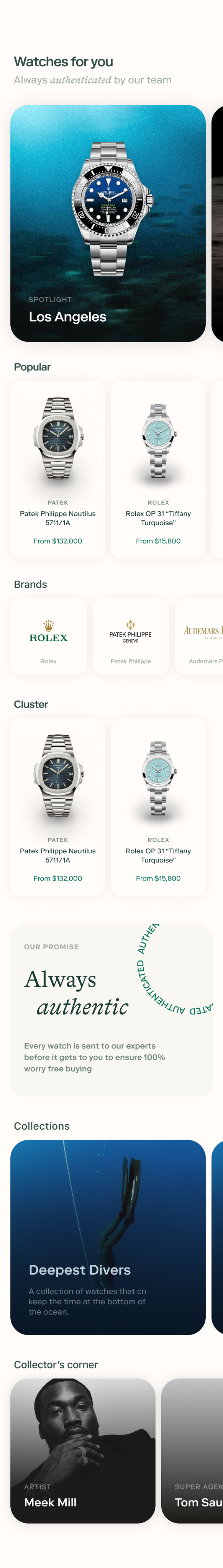 a tall image of the bezel mobile application