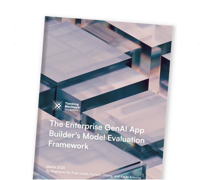The Enterprise GenAI App Builder's Model Evaluation Framework