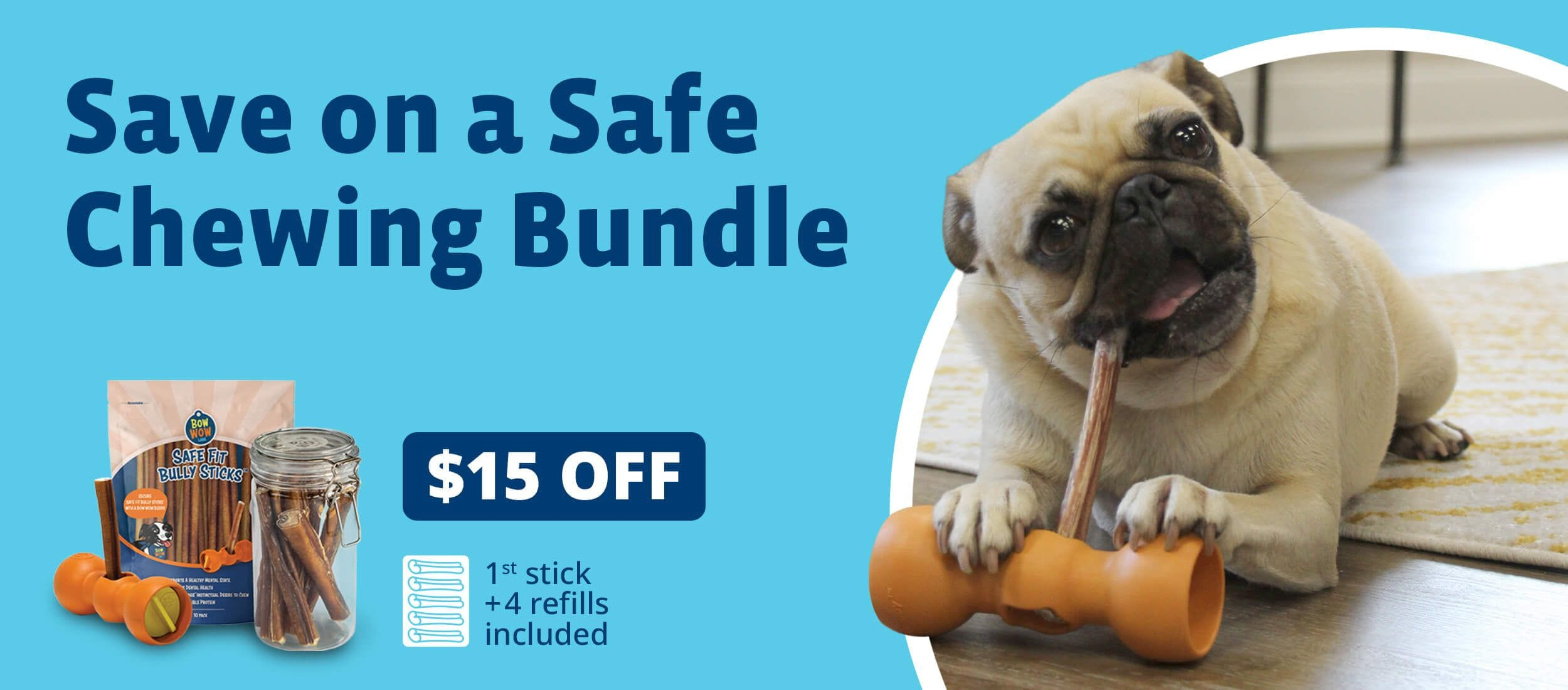 save 15% on a bow wow buddy starter kit