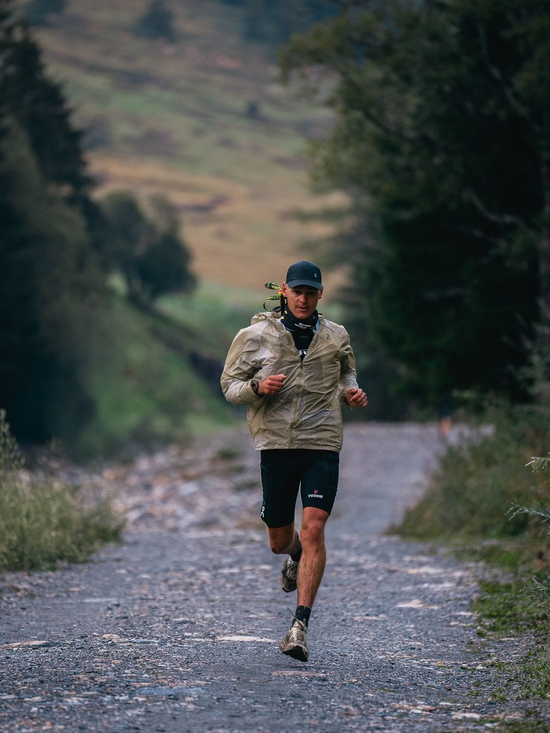 Baptiste Chassagne UTMB 2026 course sur terrain plat