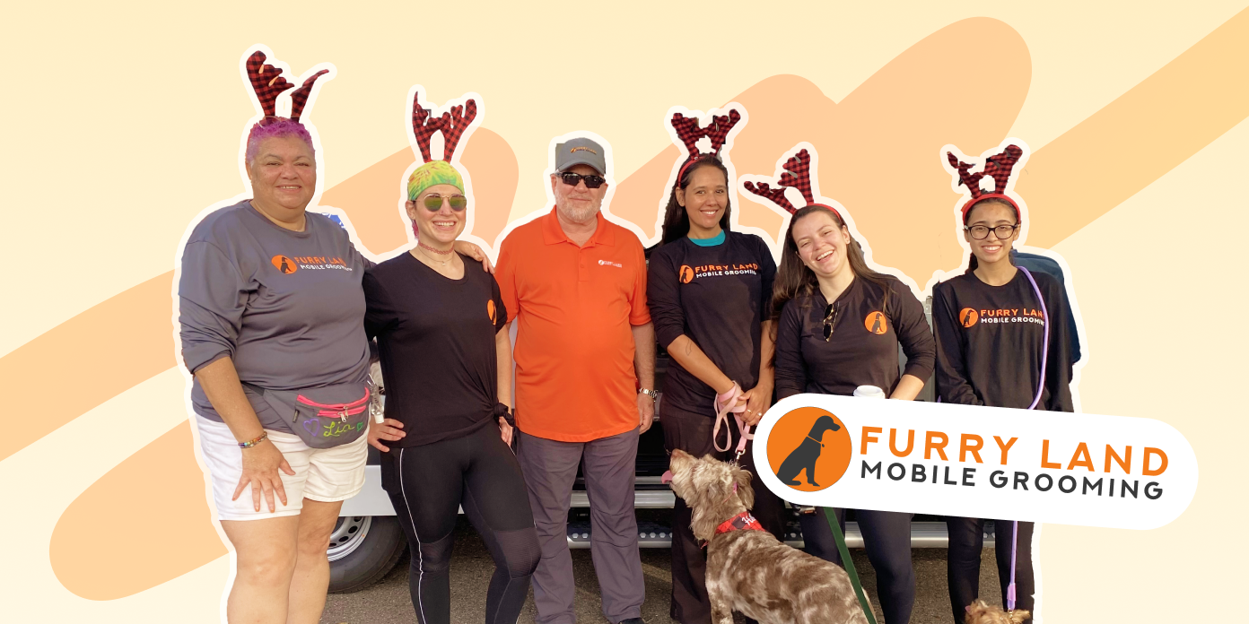 Furry Land Mobile Grooming team picture