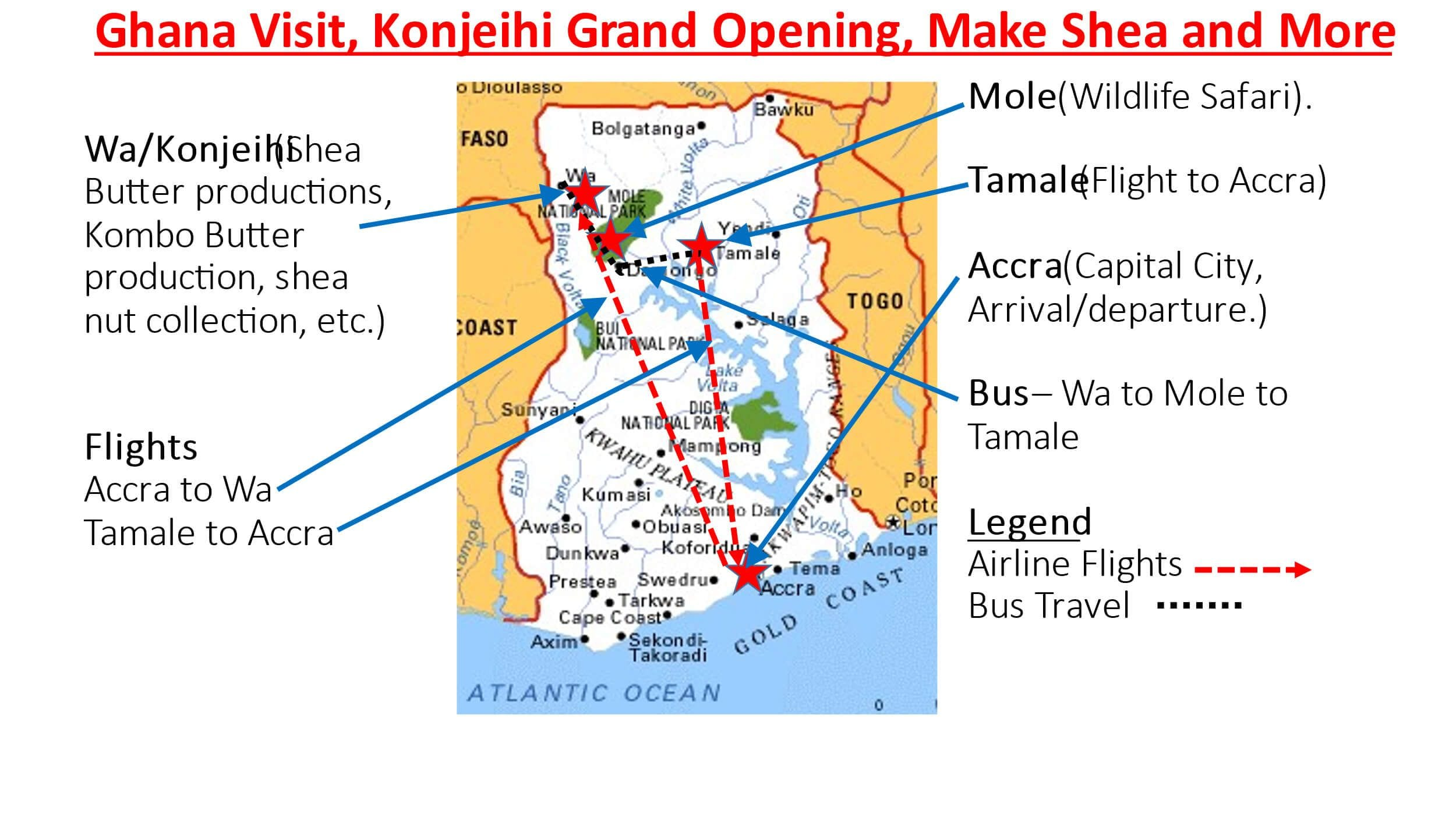 map of Ghana