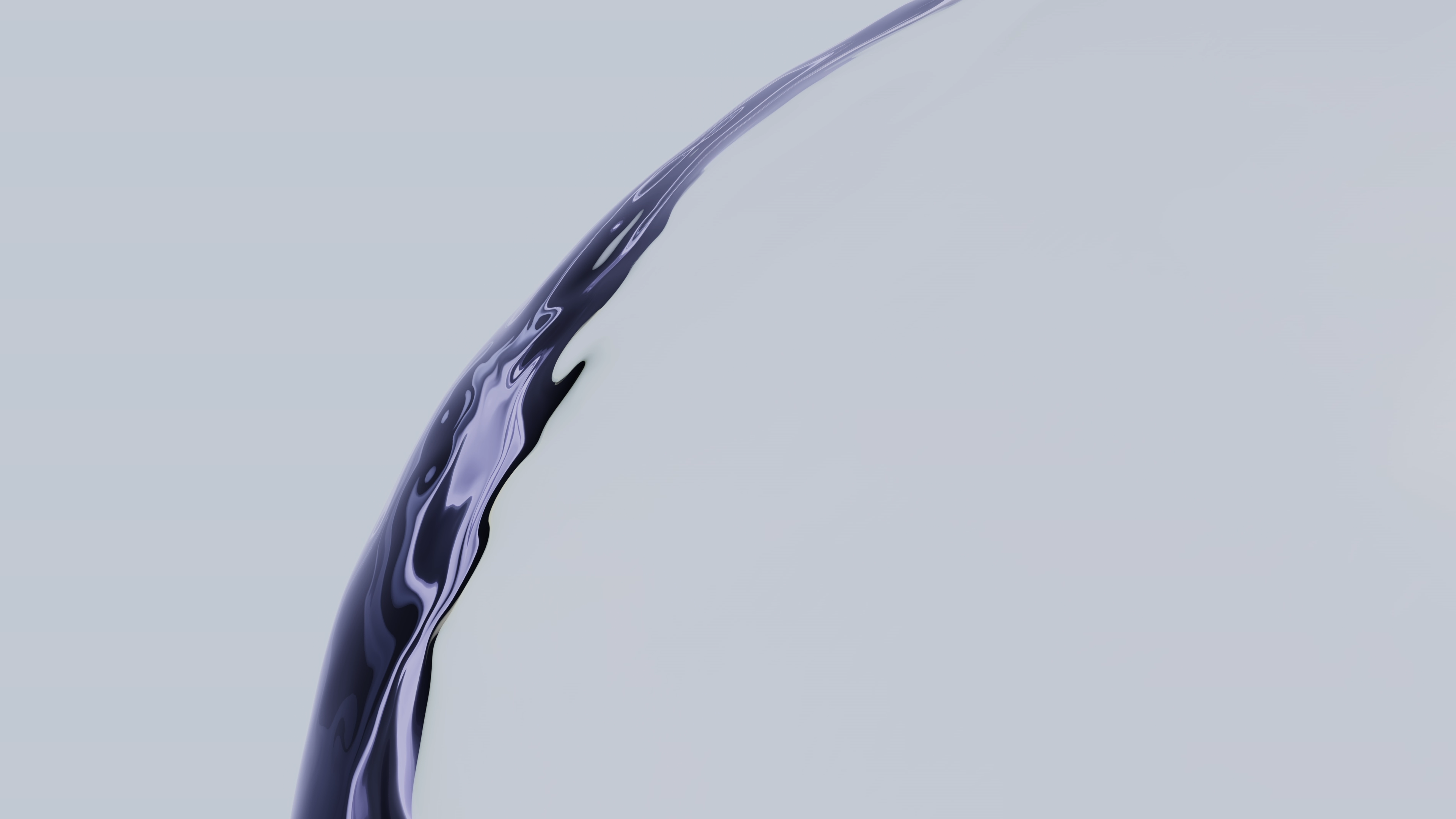 Closeup of a droplet