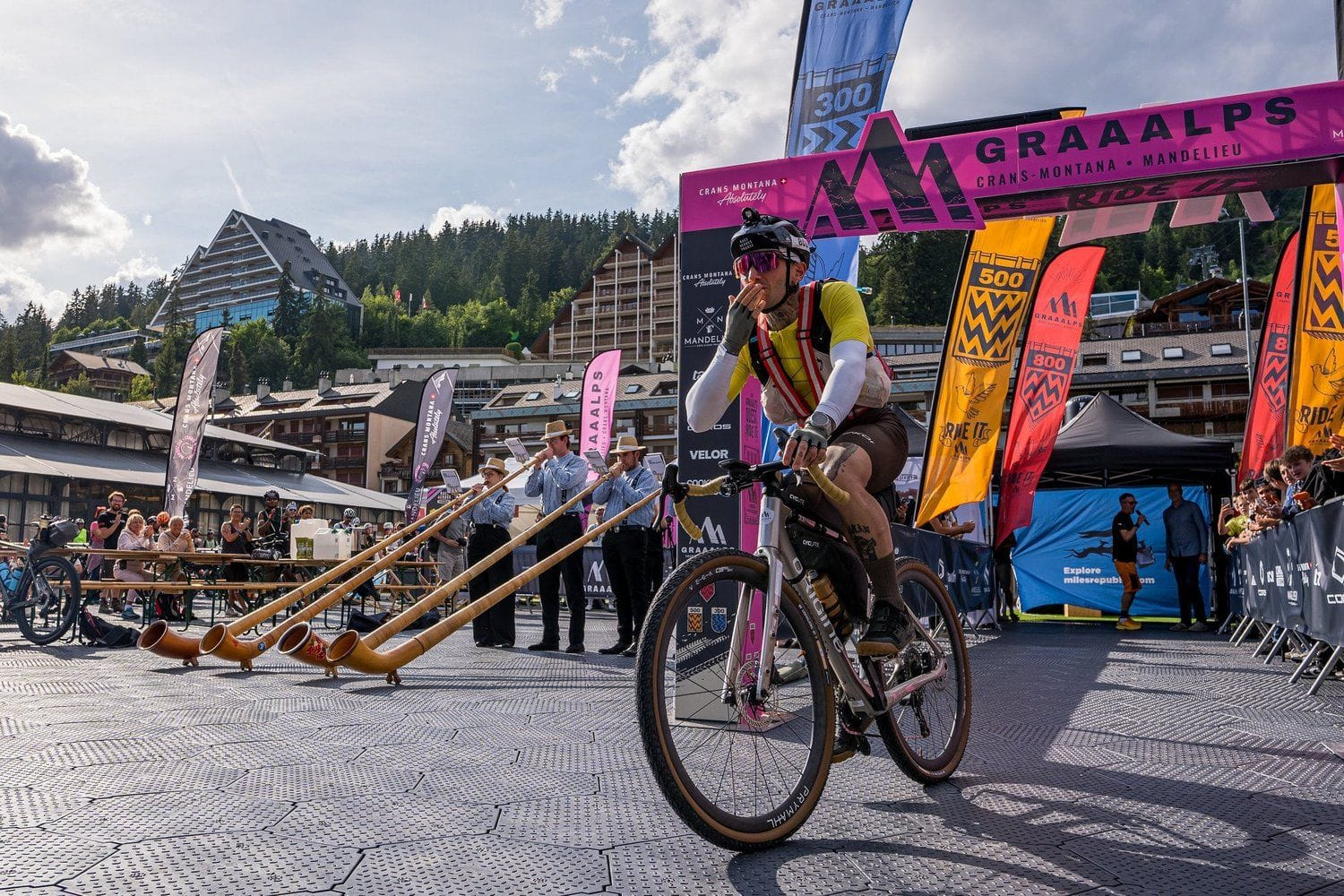 Graaalps cycliste arrivée course
