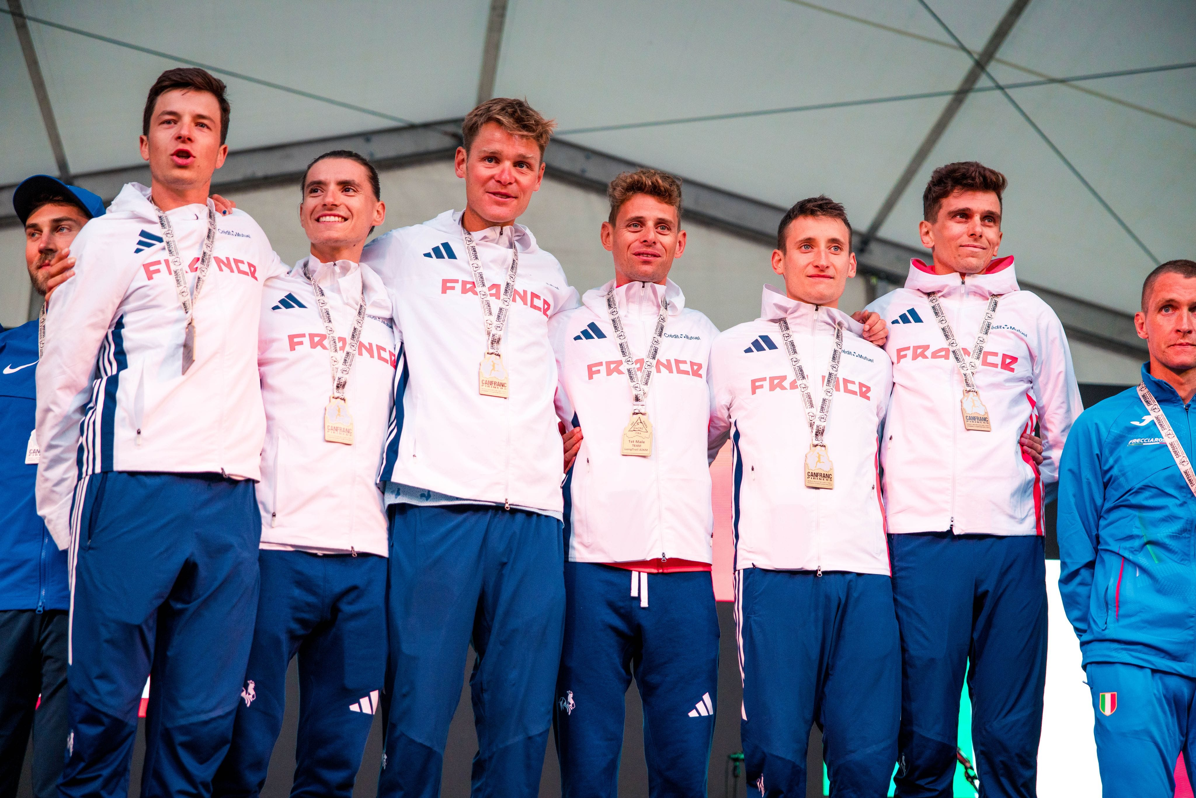Baptiste Chassagne podium Championnats France Trail 2025
