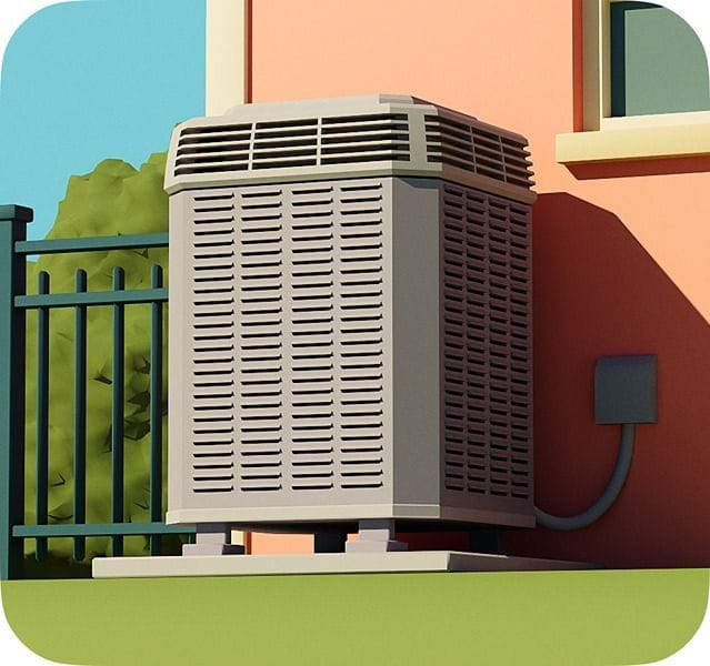 Illustration of HVAC unit