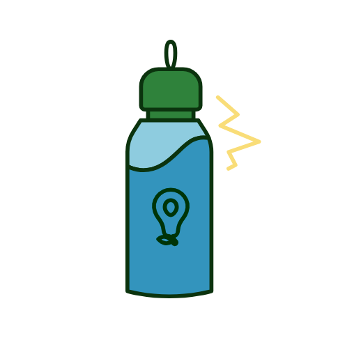 illustration of water bottle