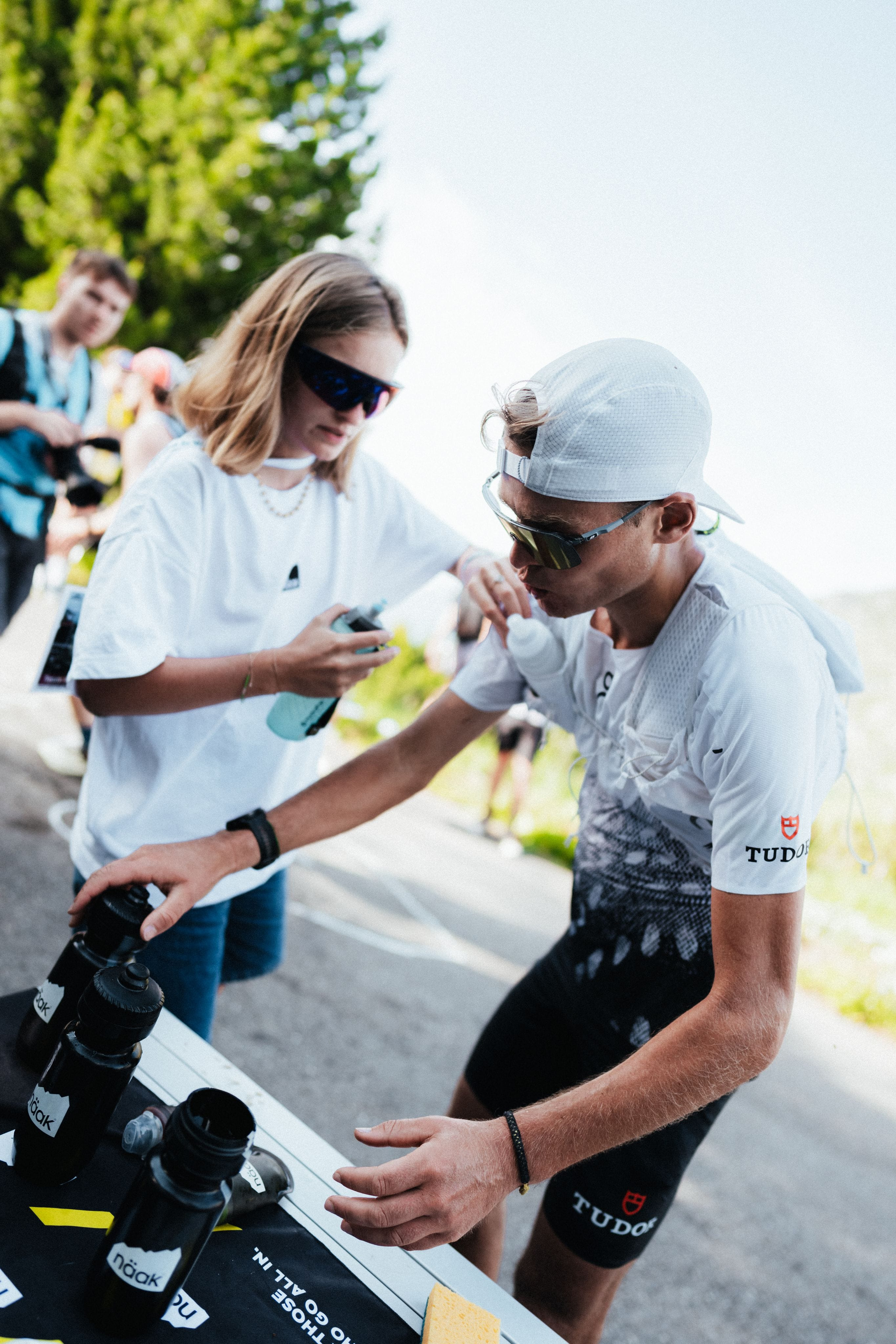 Baptiste Chassagne ravitaillement Grand Raid du Ventoux by UTMB