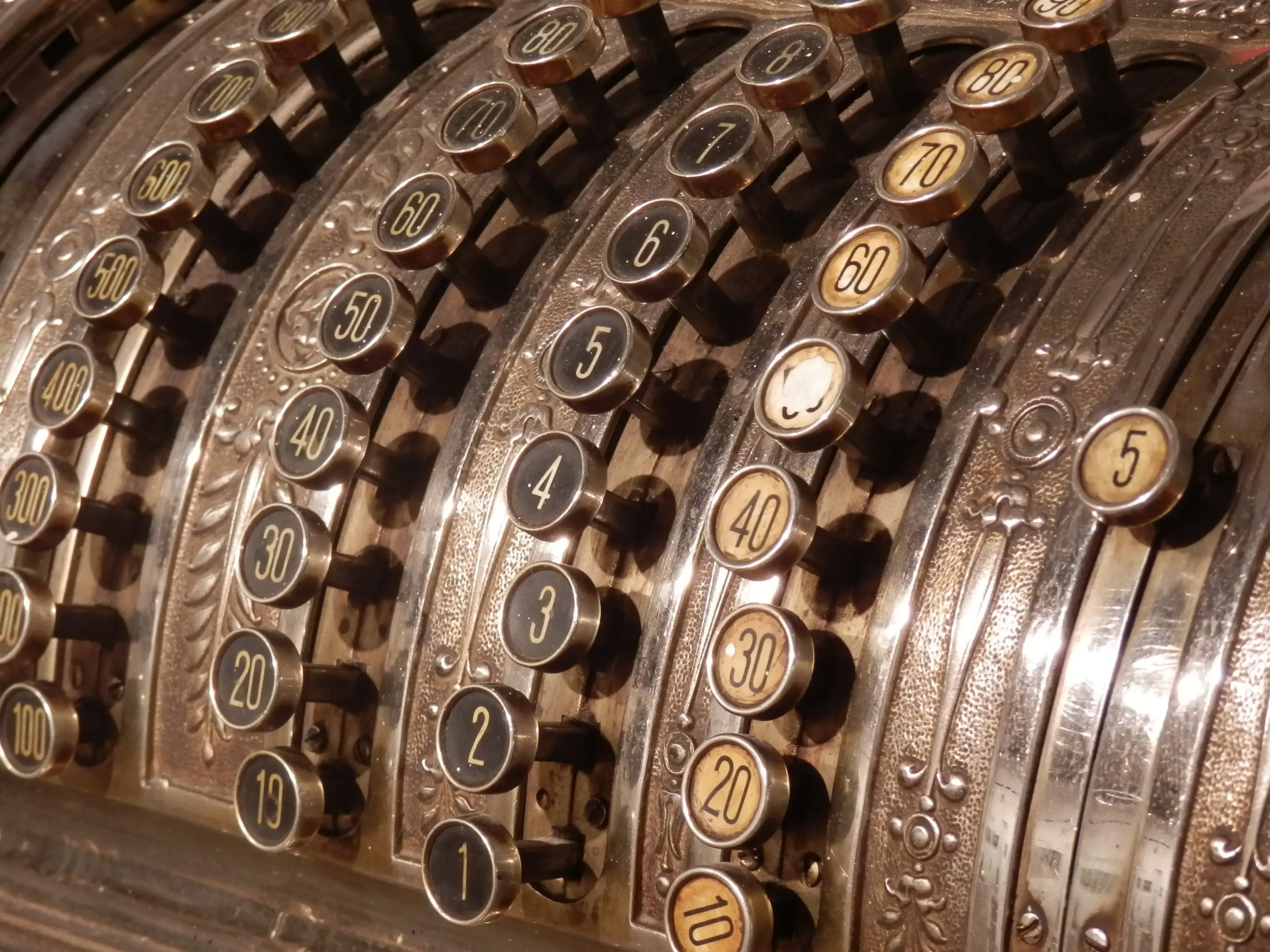 Old cash register