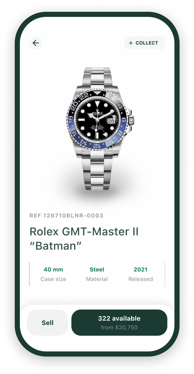 a screenshot of the bezel mobile app