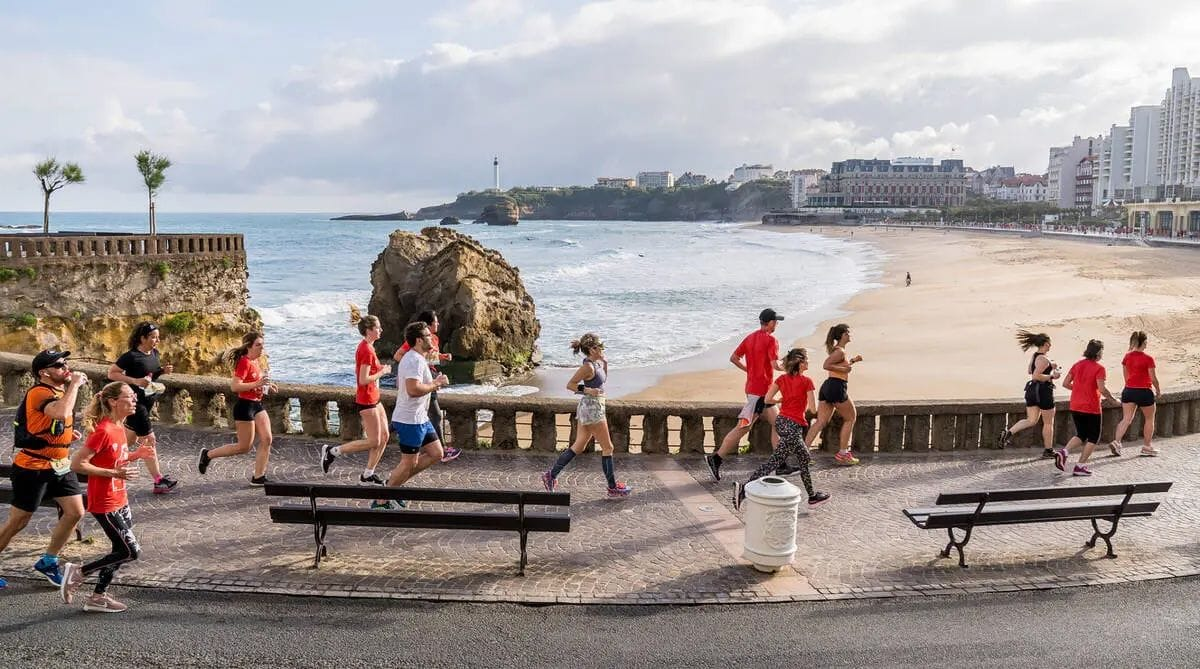 Marathon international de Biarritz 2025 coureurs côte basque