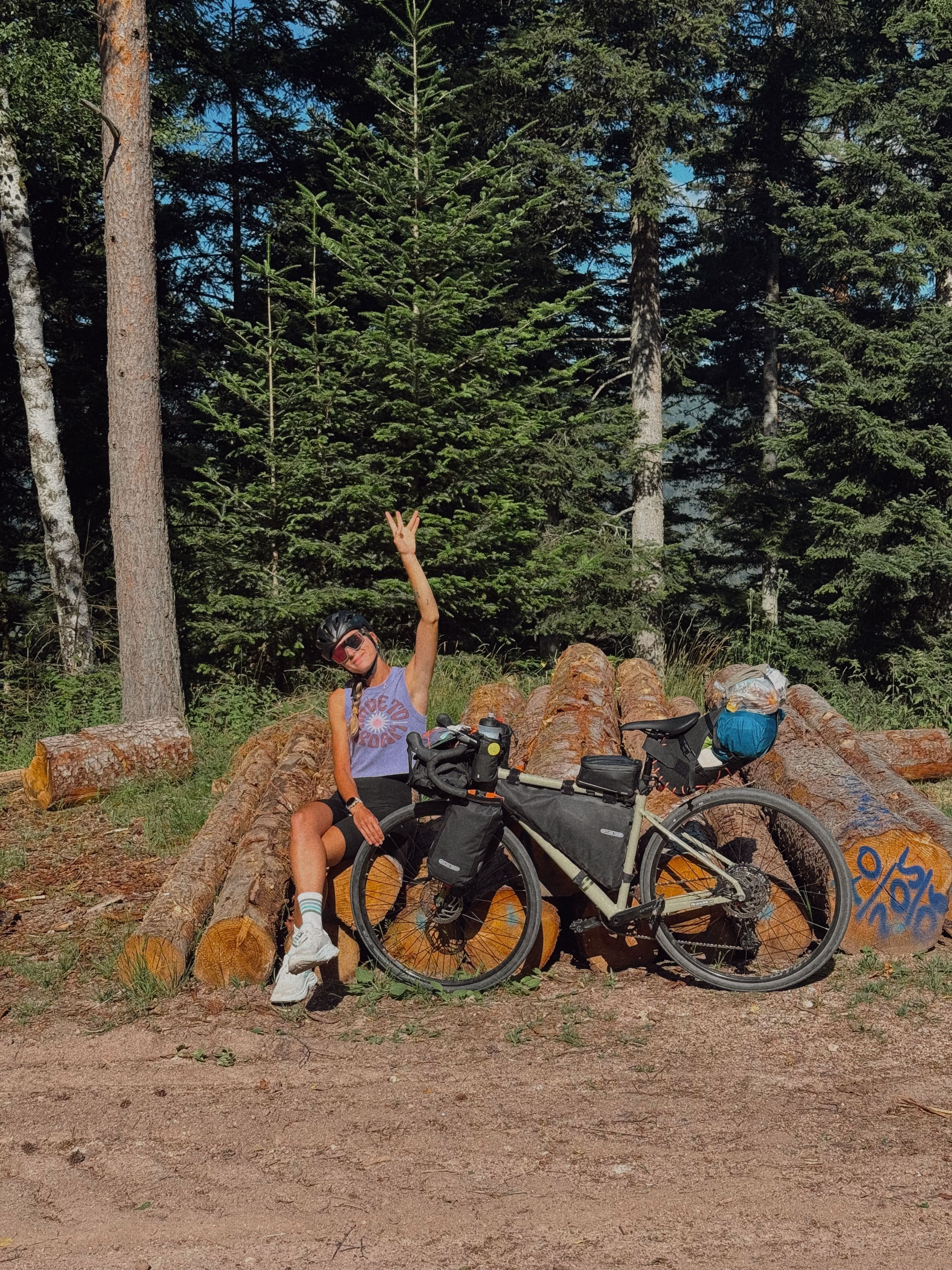 Matériel bikepacking Magalie Jegou