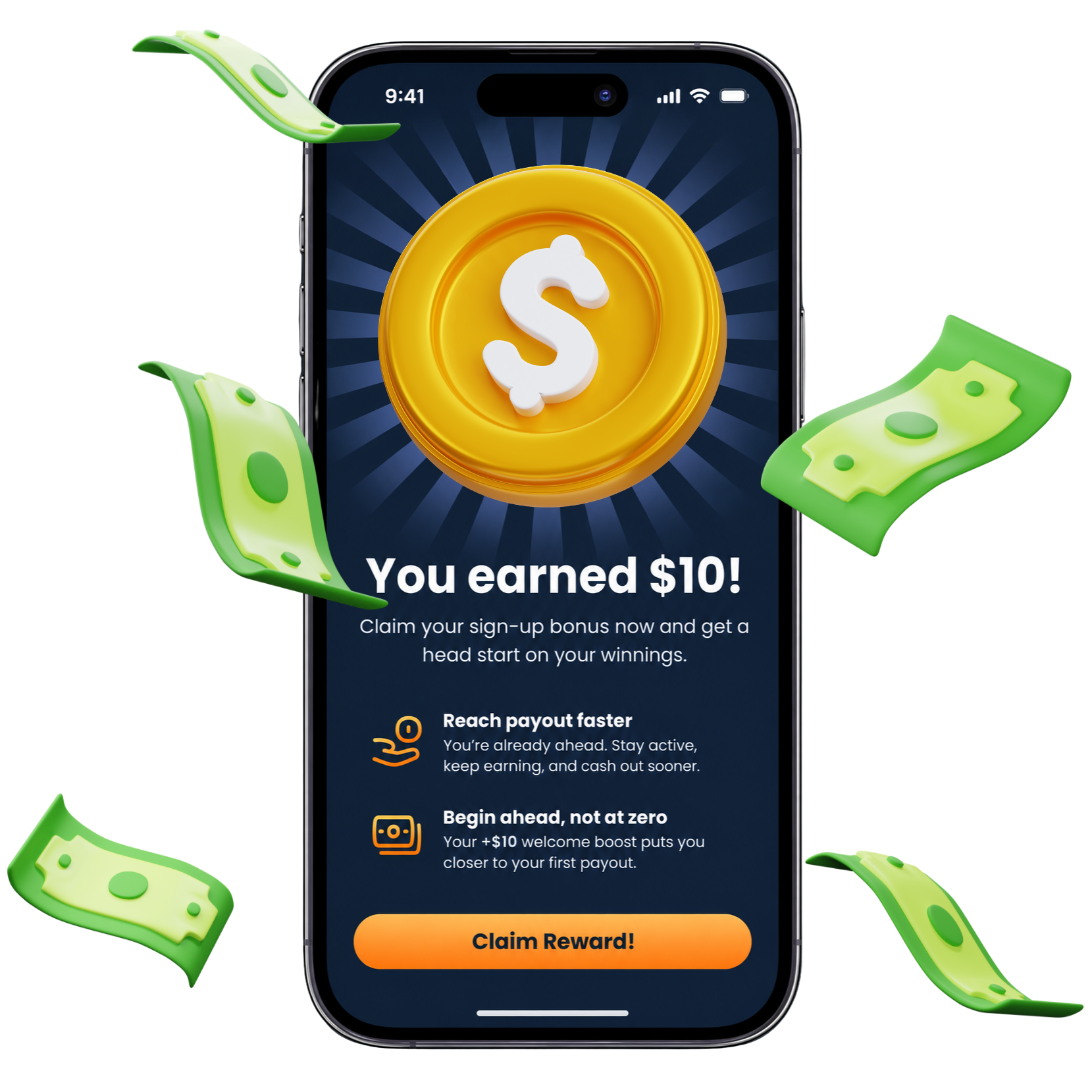 Sign up bonus reward $10 | testerup
