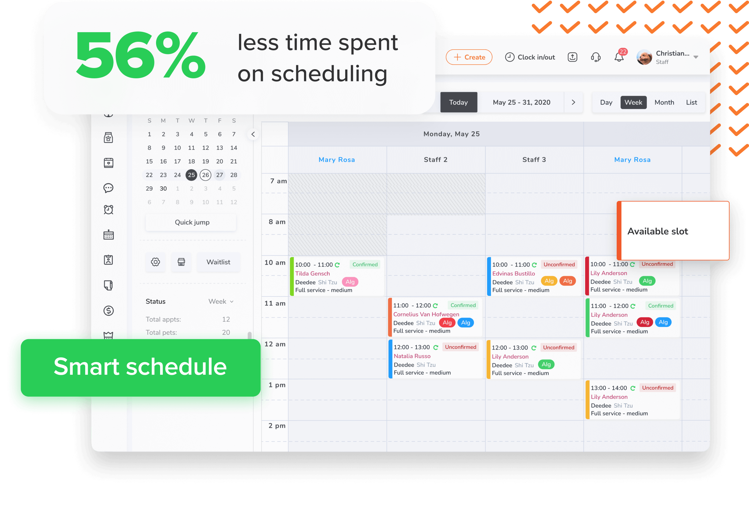 MoeGo smart schedule