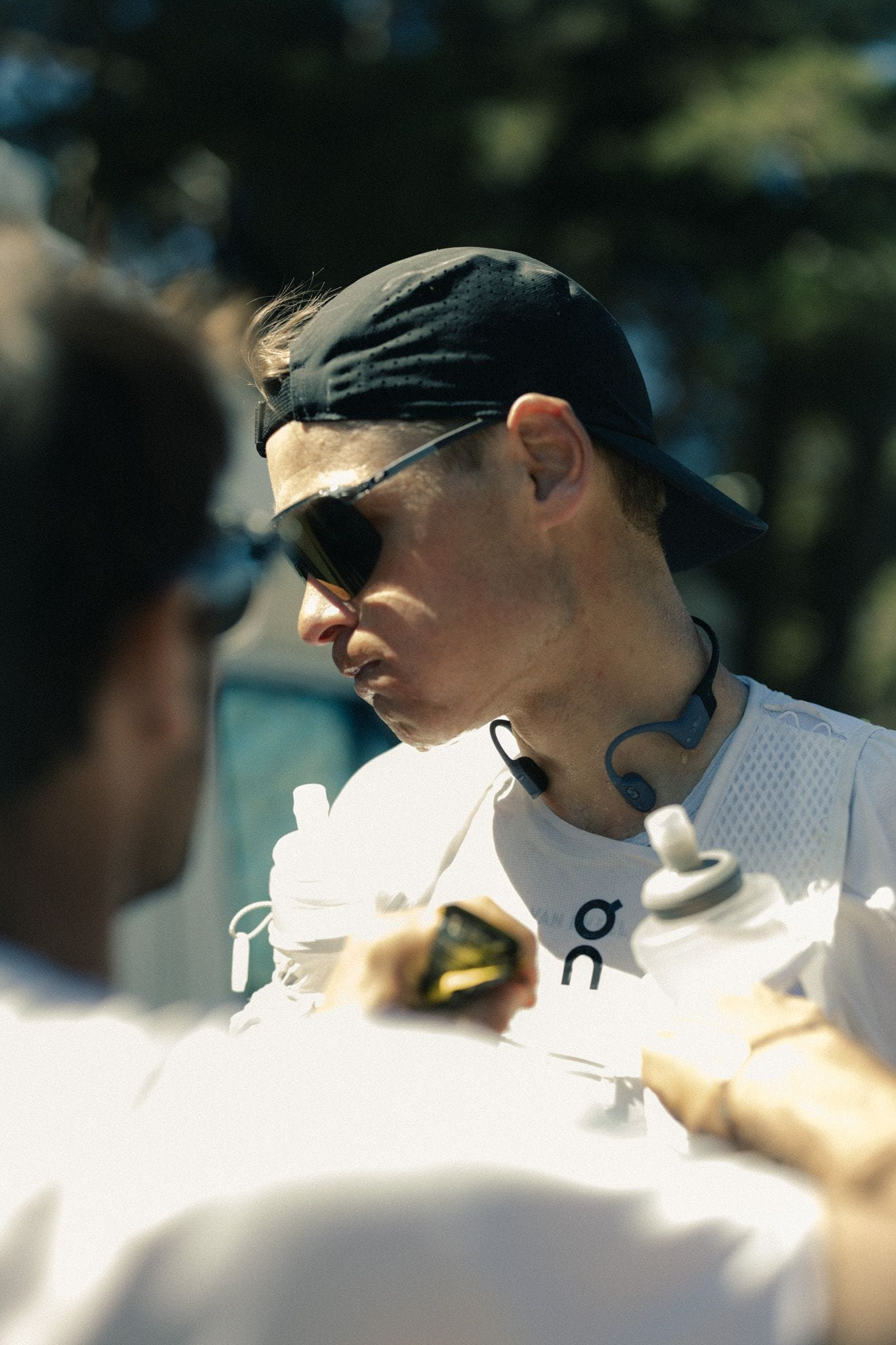 Baptiste Chassagne ravitaillement Grand Raid du Ventoux by UTMB
