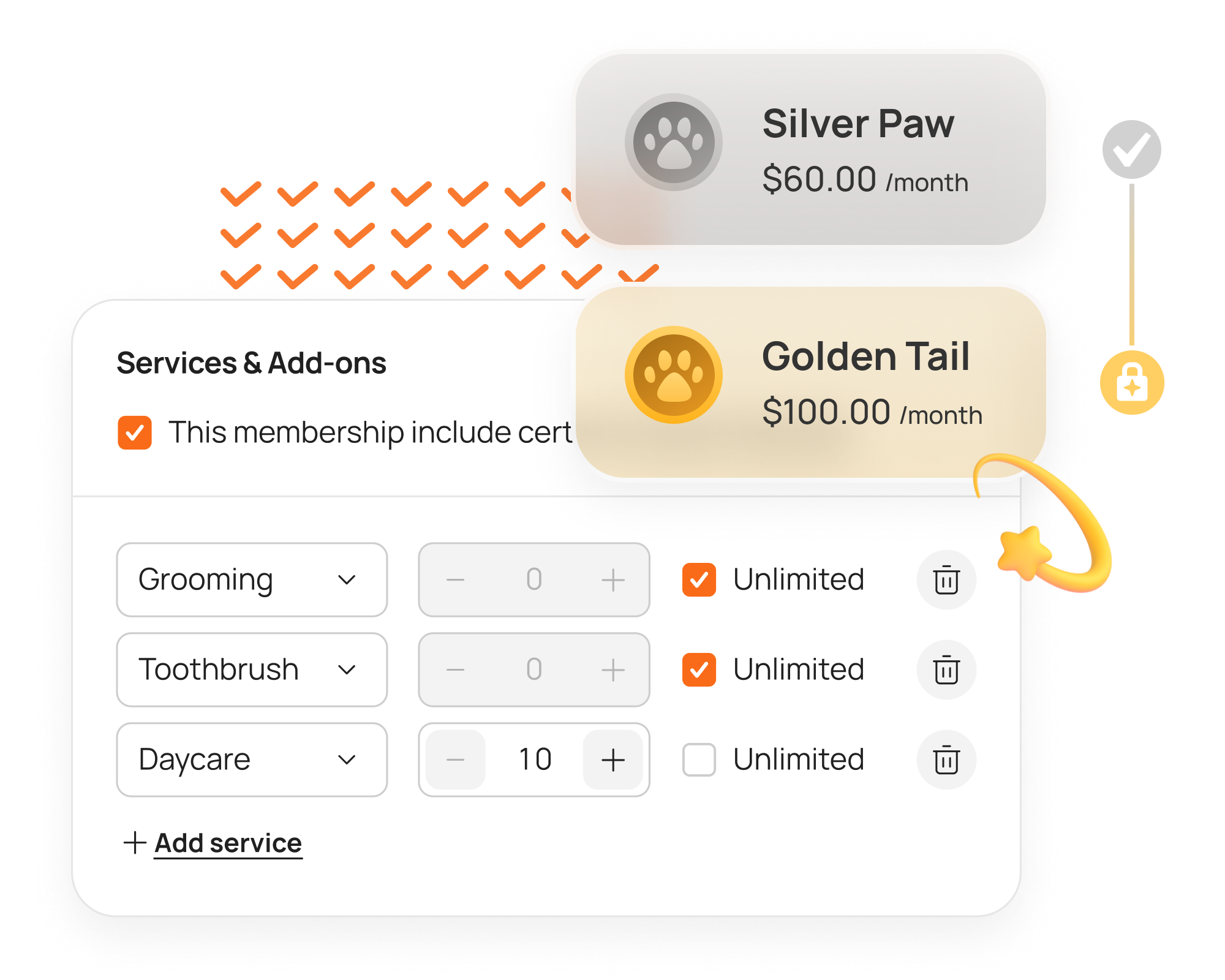 Services and add on MoeGo feature