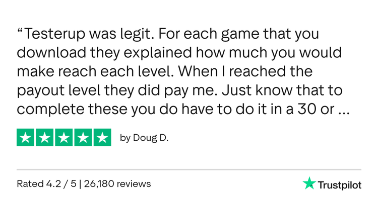 testerup trustpilot review
