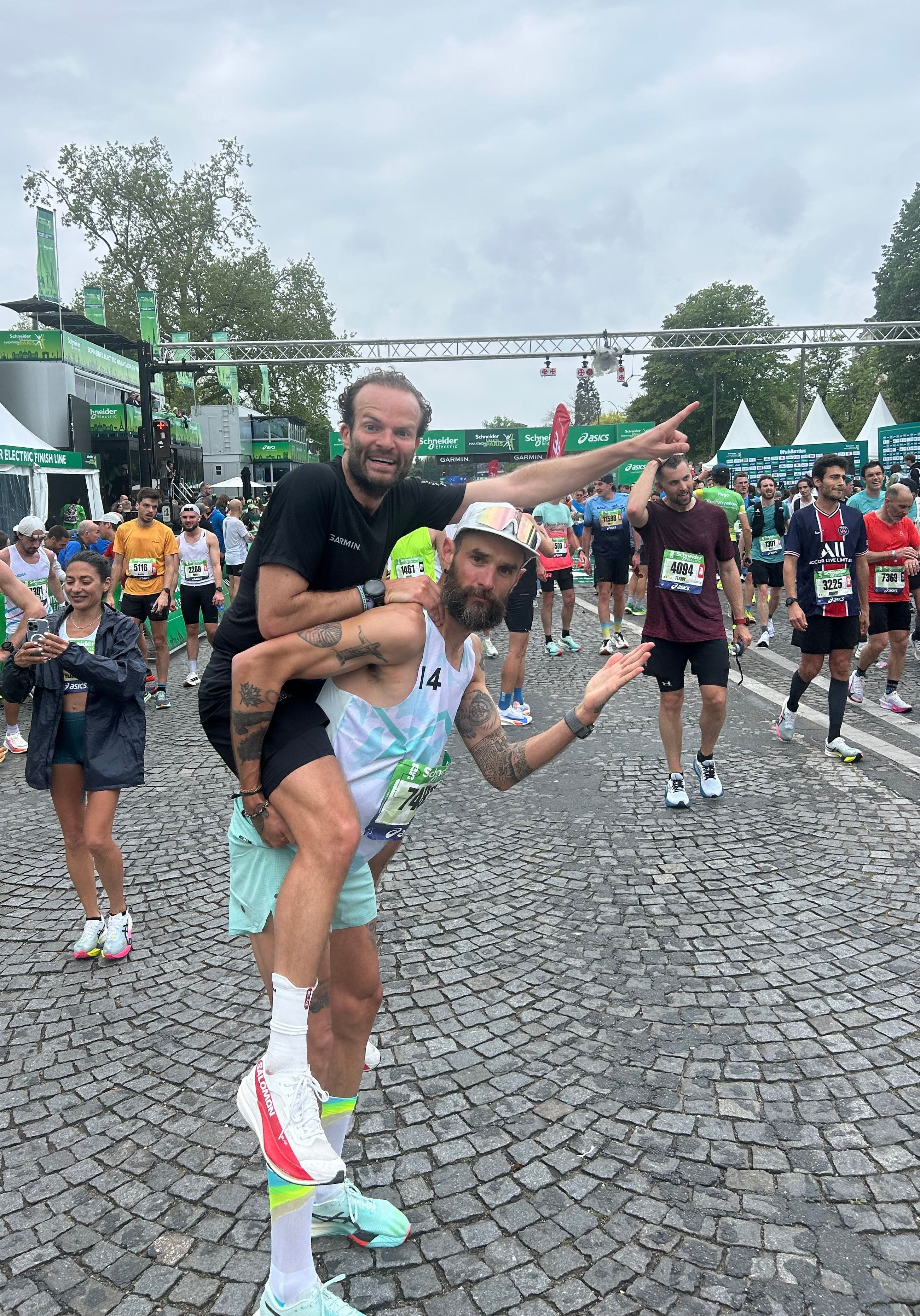 Yoann Stuck et Alban Pellegrin - Marathon de Paris 2025