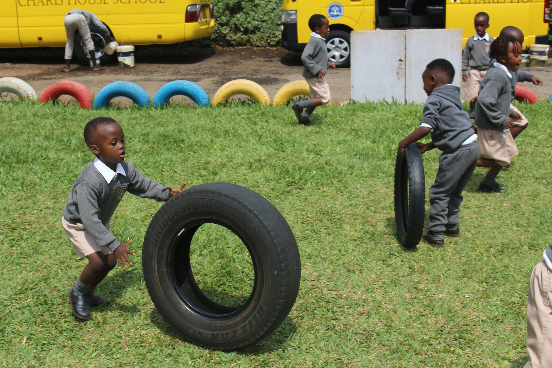 children playing