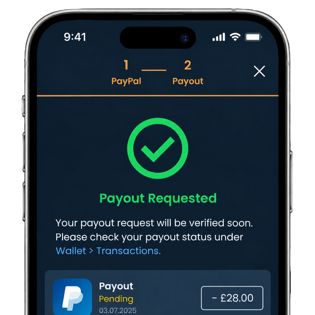 how testerup works - paypal request
