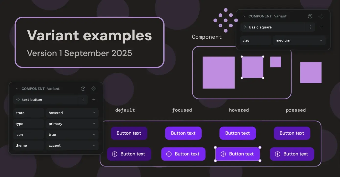 Dragging an icon component onto a design. 