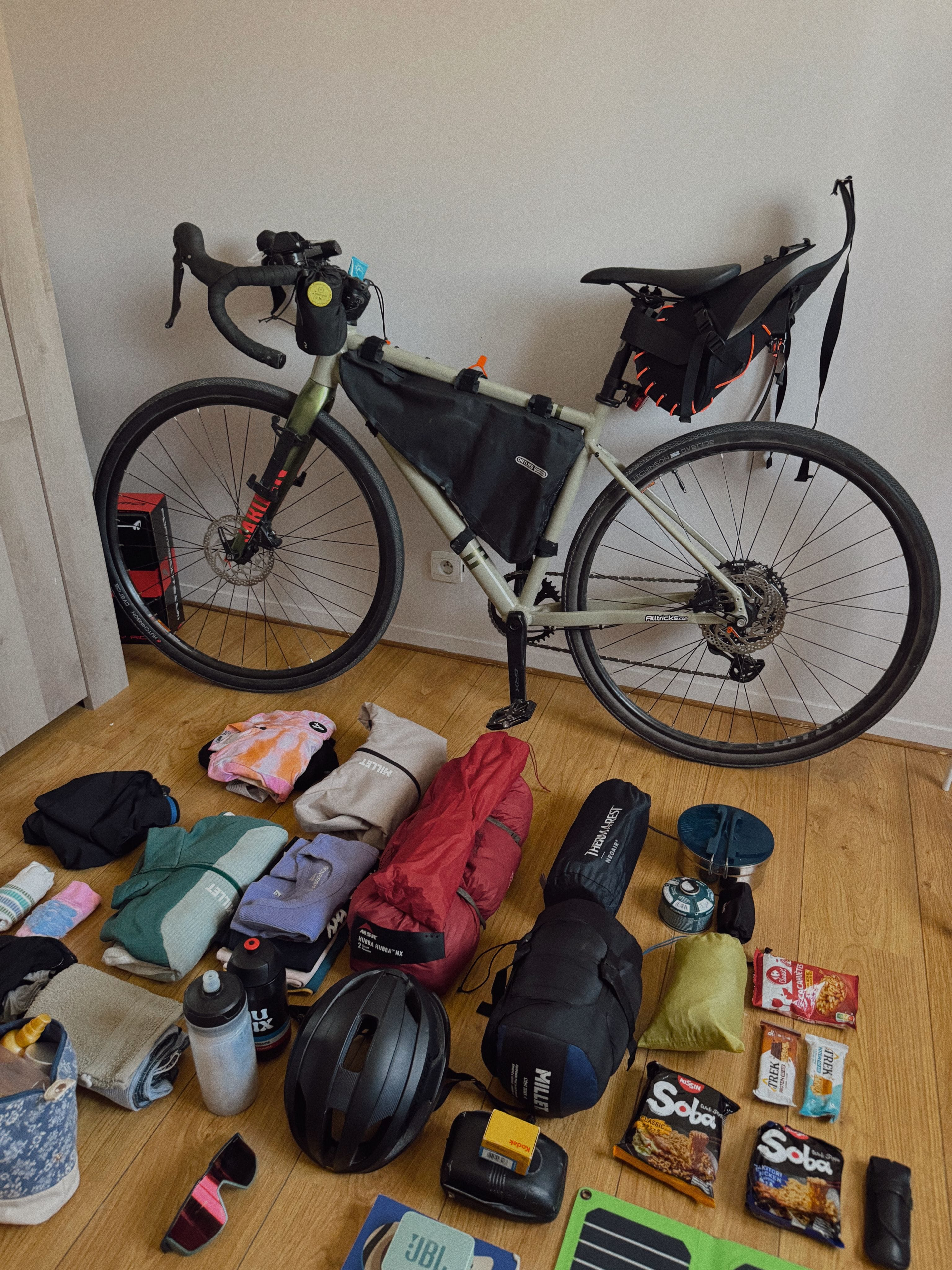 Equipement bikepacking