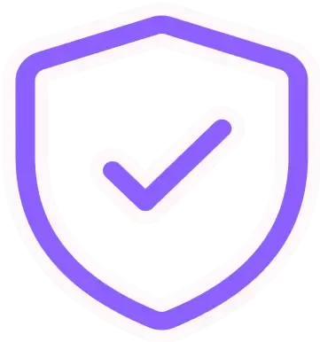 Purple shield icon