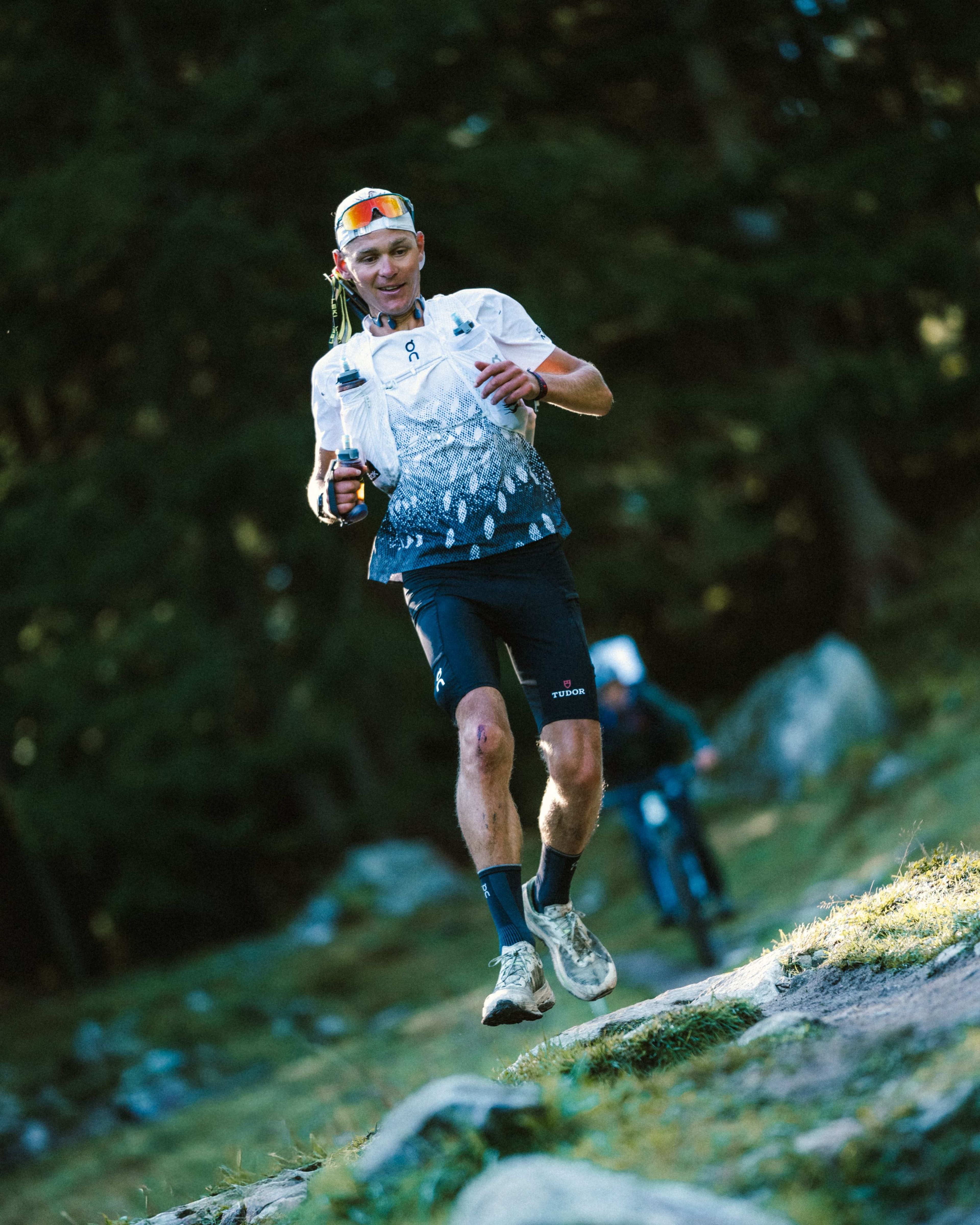 Baptiste Chassagne UTMB 2026 en descente 
