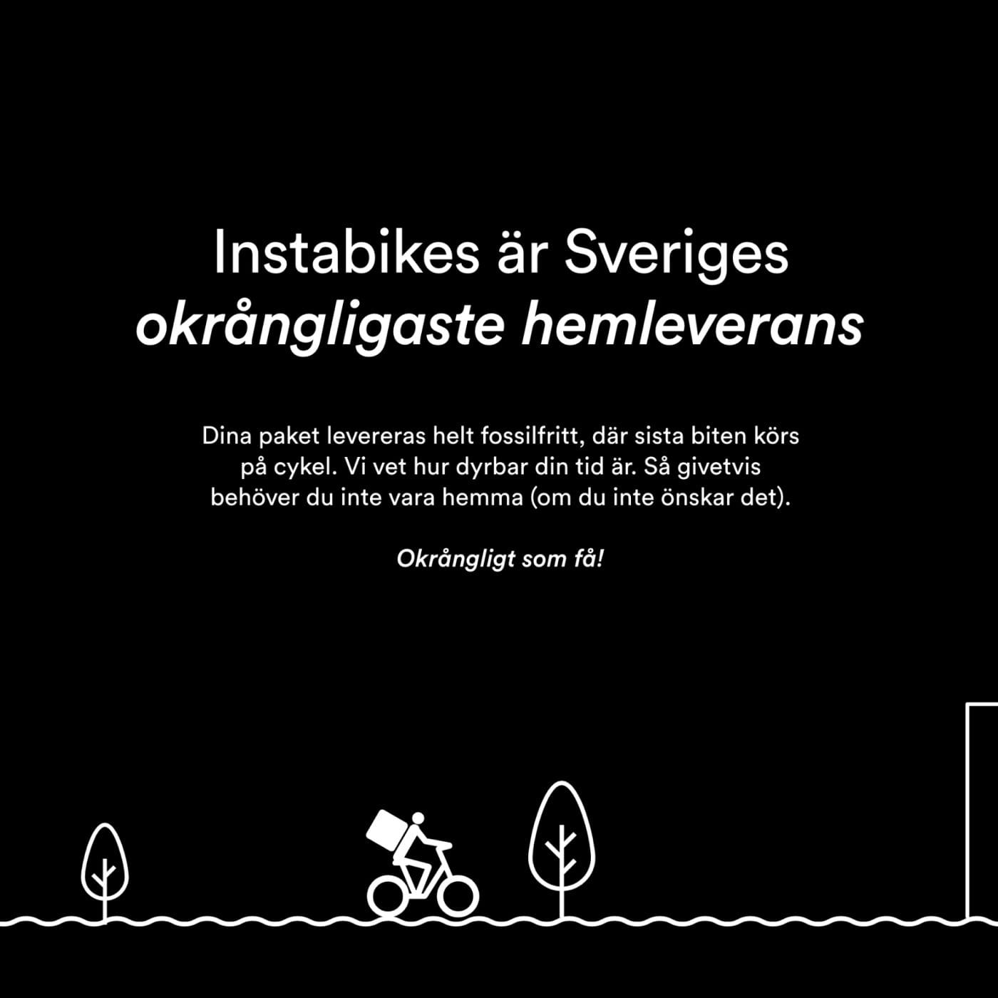 Printscreen from Instabikes's website