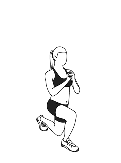 fentes alternées exercice renforcement musculaire