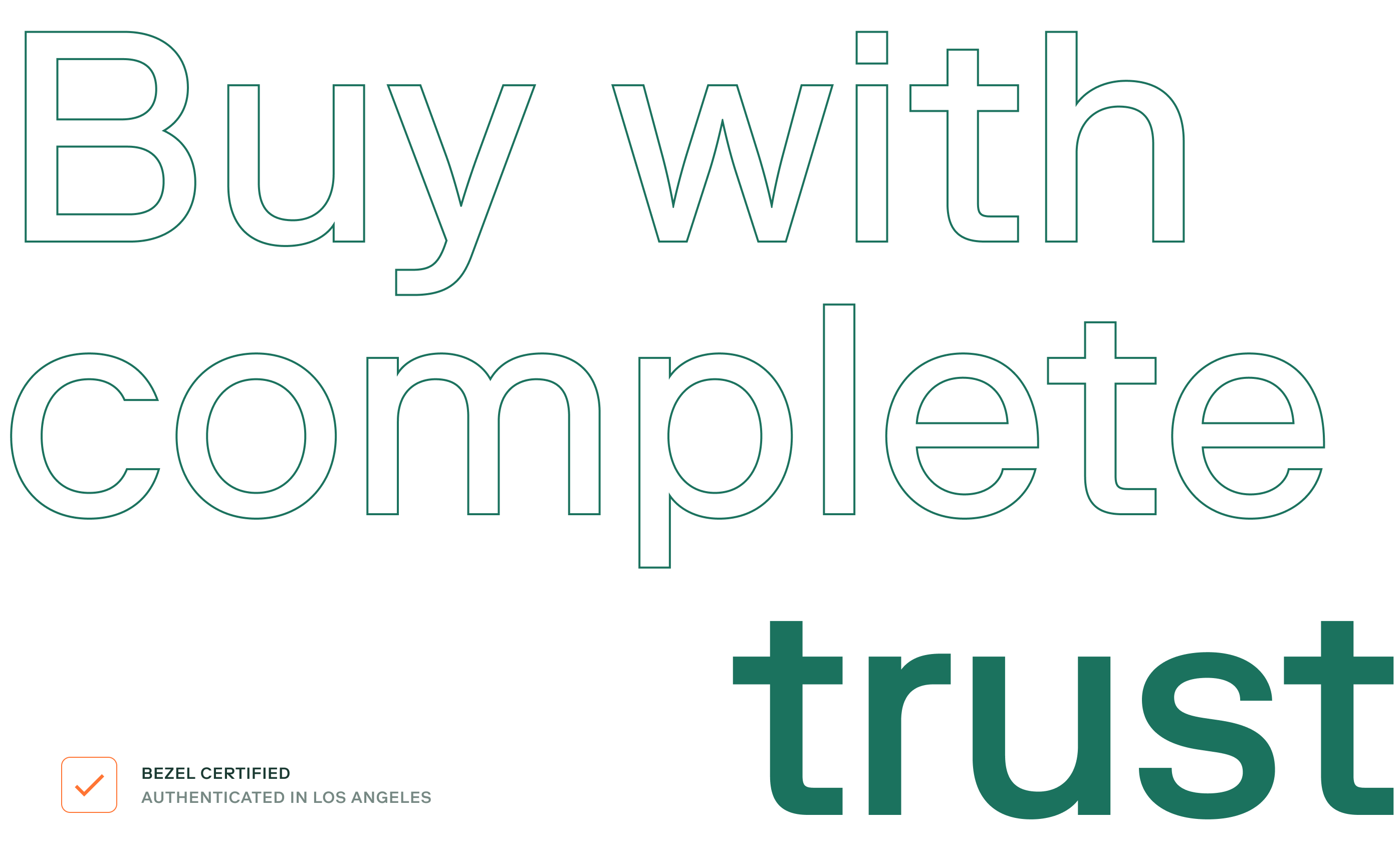 a large background image that reads "Buy with complete true"