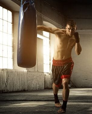 boxing gym wallpaper mural