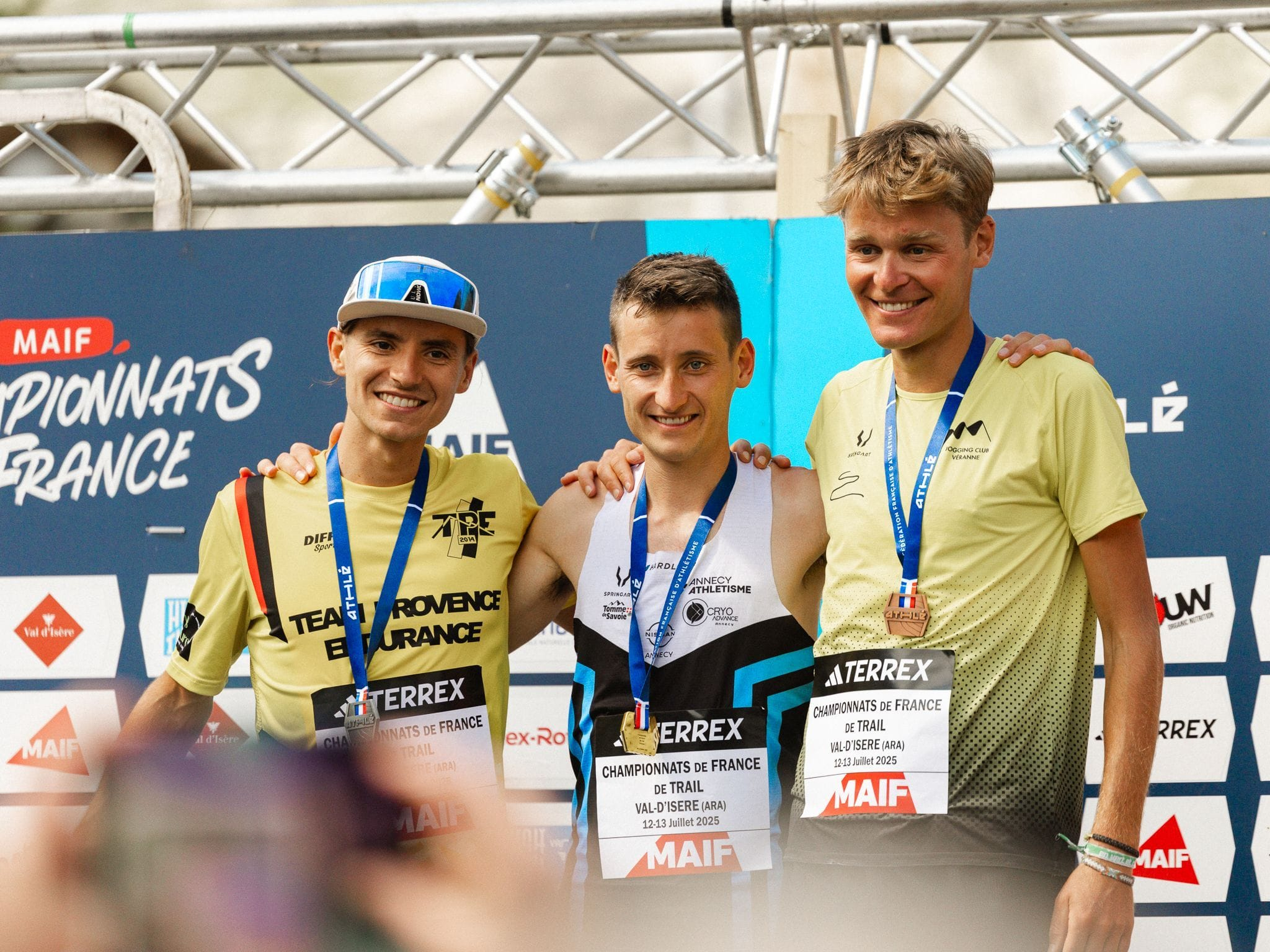 Baptiste Chassagne podium Championnats France Trail 2025